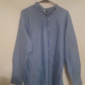 Ralph Lauren Yarmouth Blue Dress Shirt